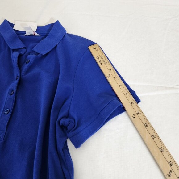 Intro Women’s Stretchy Blue Polo T-shirt Top Plus Size 1X (11) - Picture 7 of 10